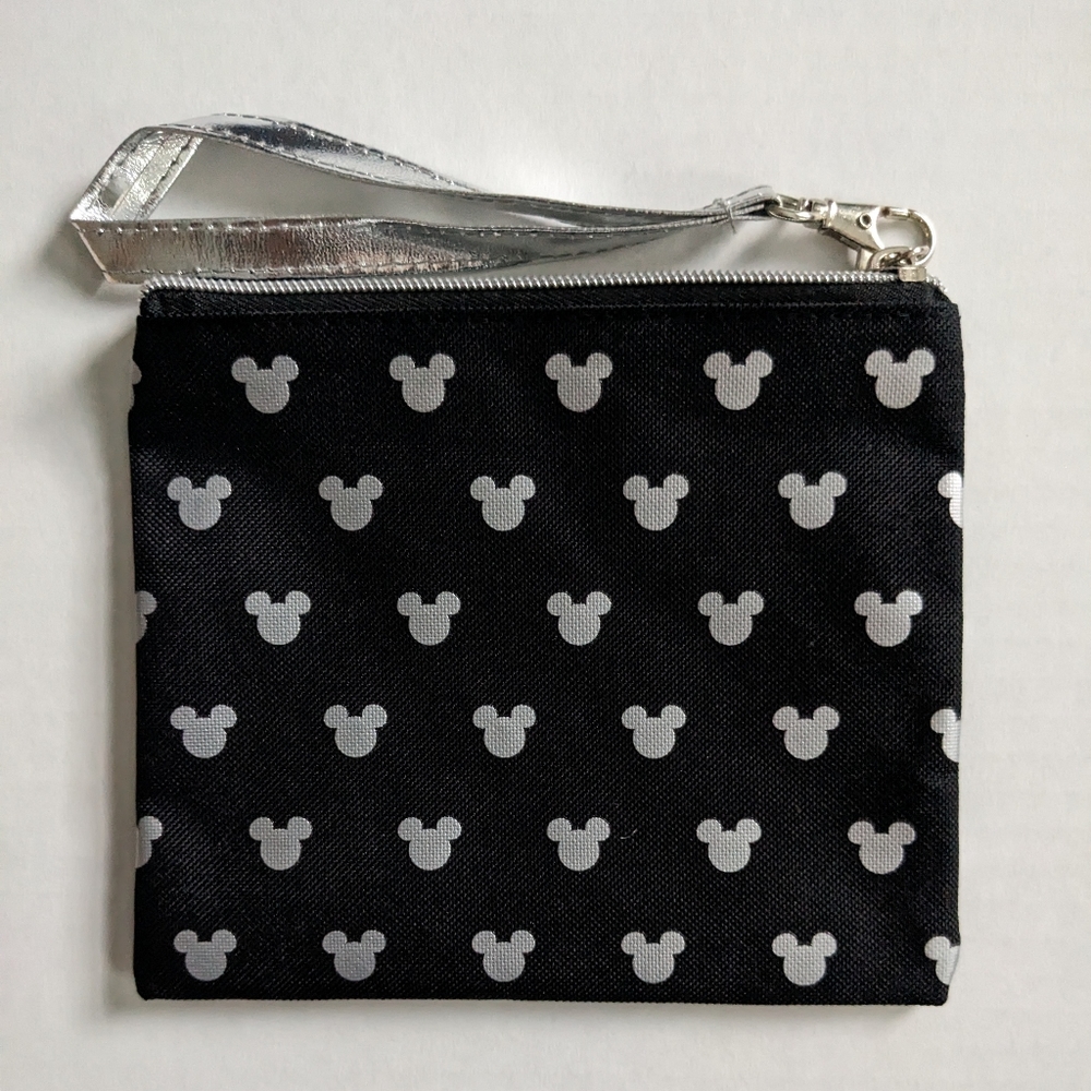 Disney Black and Silver Wristlet Clutch